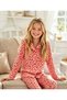 Mother-Daughter Matching Pajama Set Heart Patterned Comfortable Home Wear Set Thermal Ultra Soft Fabric (Sold Separately) - 6