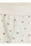 Two Mt Shop Quality Lcw Baby Ecru 2-Piece Patterned Baby Girl Pants - 5