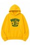 Boston Printed Oversize Sweatshirt with Kangaroo Pocket