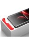 Mi Note 10 Lite Compatible Case Bottom-Top Snap-On 3 Piece Ays Cover - Red - T14081 - 3