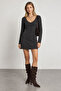 Collar Lace Detailed Buttoned Mini Dress |   Mkw2811498-1