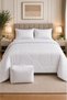 Cotton Ease King Comforter Set with Pillow Cover - 220×240 cm – White I 100% Premium Cotton I 250 Thread Count, - 4