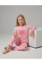 Heart Patterned Cotton Pajama Set - 2