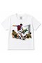 Shaking the Net Scoring Football Action Design Kids T-Shirt