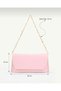 Women's Chain Strap Stylish Daily and Evening Dress Shoulder Bag - 4