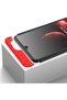 Galaxy A22 4g Compatible Case Bottom-Top Snap-On 3 Piece Ays Cover - Red - T21875 - 8