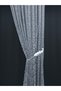 Gray Ivy Leaf Ornament Gift 2 Wings Tulle Background Curtain - 6