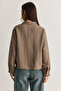Women's Mink Side Gathered Buttoned Shirt with Tie Detail 2344 60286594 - 7