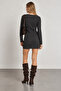 Collar Lace Detailed Buttoned Mini Dress |   Mkw2811498-1 - 5