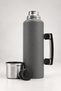 1.5 Liter Stainless Steel Thermos with Handle and Cup - Keeps Hot for 24 Hours - Keeps Cold for 48 Hours - Keeps Ice for 72 Hours - 3