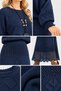 Knitwear Skirt Sweater Two-Piece Set – Patterned Knitted, Size 36-46 Compatible - 4