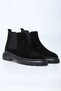 Forest Black Suede Genuine Leather Men's Chelsea Boots - 4