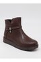 Dvm 1001 Brown Women's Zippered Winter Boots - 6