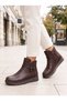 Dvm 1001 Brown Women's Zippered Winter Boots - 3