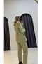 Oversized Blazer Jacket with Belt Detail - 3