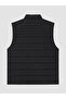 Ozmarka New Season Black Regular Fit Stand Collar Men's Puffer Vest - 6