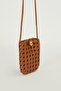 Buckle Knitted Model Shoulder Bag Khaki