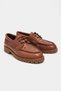 Niklaus Taba Genuine Matte Leather Stone Detailed Serrated Thick Sole Women's Marine Loafer - 4