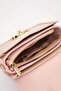 Baklava Pattern Lockable Hand and Shoulder Bag Pink - 4
