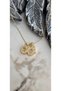 316L Stainless Steel Zircon Stone Double Swan Model Necklace - 2