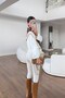 Cream Steel Interlock Leggings Trousers - 3