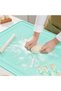 Silicone Large Baking Mats, Non-Stick Dough Mat, Baking Mat with High Edge, for Making Biscuits, Mac