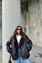 Women's Black Oversize Jacket Coat
