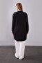 Double Floral Patterned Sweatshirt Black - 4