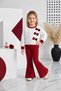 Girl's 2-Piece Set with Bow Detail Leggings Without Pockets