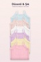 Girls' 6-Pack Tank Tops with Straps, Flexible Ribbed Fabric, Anti-Shrinkage, Reported to Be Durable. - 6