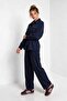 Premium Selection Suede Modal Set Lby0098 Dark Blue - 3