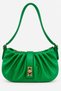 Rio Women's Drawstring Baguette Shoulder Bag-Green