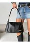 Trendy Side Zipper Multi-Compartment Soft Leather Quality Women's Crossbody Hand and Shoulder Bag with Knitted Strap