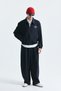Oversize Striped Jacket Set - 3