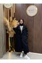 Melia Premium Waterproof Belted Oversize Trench Coat |   Black - 2