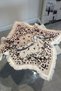 Shawl Pattern Premium Knitted Shawl - Beige-Burgundy - 6