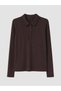 Women's T-Shirt with a Turn-Down Roba Collar for Style Seekers from Uzg Store - 6