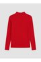 Two Mt Shop Quality Lcw Modest Red Combed Cotton Plain Tight & Slim Long Sleeve Women's Bodysuit - 2