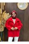Viona Premium Waterproof Belted Oversize Trench Coat |   Red - 8