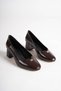 Mercren Women's Heeled Shoes Stiletto Round Comfortable Toe Imported Accessory 5.5 cm Height