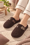 Leris Women's Brown Non-Slip Sole Lightweight and Comfortable Daily Home Slippers - 2