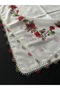 Hand Work Needlepointed Square Writing 100X100 cm Handcrafted - 2