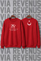 29 October Printed Wide Fit Crew Neck 100% Cotton Basic Sweatshirt