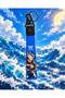 Luffy One Piece Blue Series Designed Anime Series New Design, Double-Sided Print (19 cm) Without Motor, Car, Bag Keychain (Your Favorite Character Is Always with You)