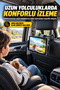 In-Car Seat Back Tablet Phone Holder - 360 °   Rotating Distance Adjustable - 4