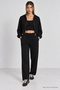 3-Piece Modal Top and Bottom Set Lby0101 Black