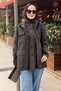 Club Apoletli Pocketed Trench Coat with Internal Button Detail