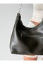 New Model Soft Leather Chain Detailed Versatile Use Crossbody Shoulder and Arm Bag - 6