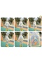 Children's Transparent Raincoat - Patterned Raincoat with Backpack Gusset and Full Face Visor (Colorful Trim) - 2