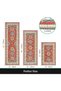 طقم سجاد مطبخ بوهو من 3 قطع - سجاد وسجادات غير قابلة للانزلاق وقابلة للغسل، سجاد أرضي سميك وناعم للمطبخ - 2